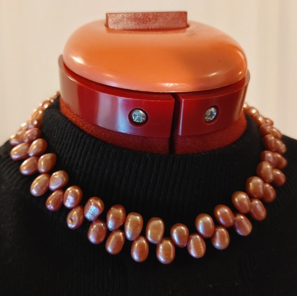 Gorgeous Vintage Cultured Pearl Choker - Picture 6 of 6